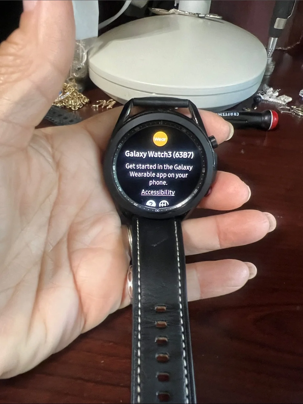 galaxy3 watch sleek black